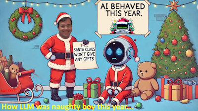 2024-12-16 'How LLM was naughty boy this year...' slide image